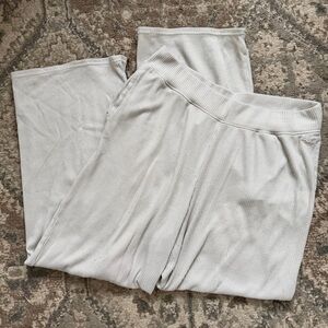 Hollister Heather Gray Ribbed Sleepwear